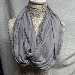 Kohl's Soft Gray Wrap Scarf